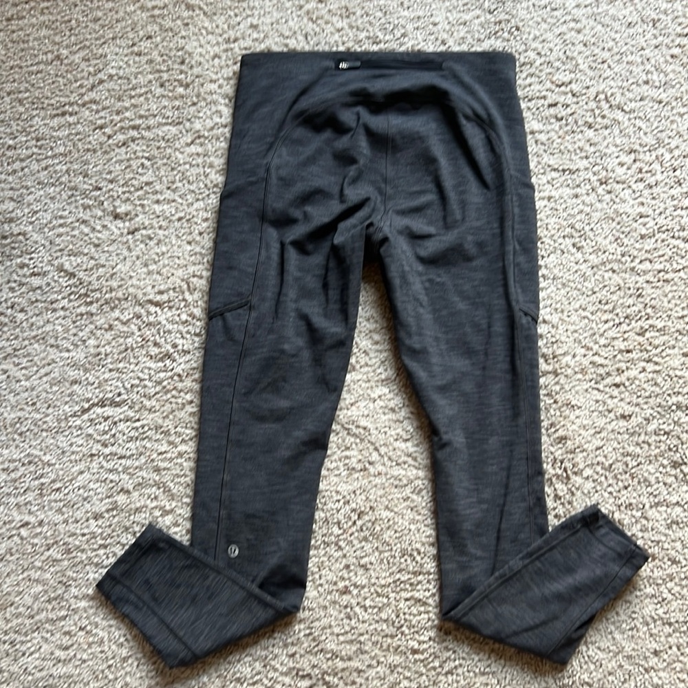 Size 8 Heathered gray leggings